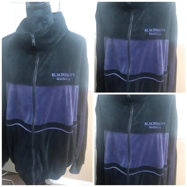 BlacInDaCity Velvet Sweat Suit