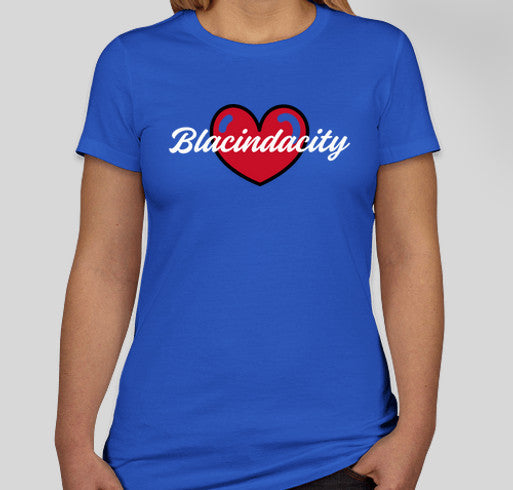 Heart BlacInDaCity Short Sleeve Shirt