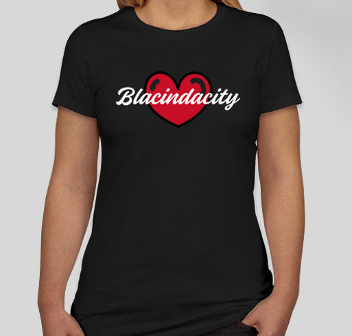 Heart BlacInDaCity Short Sleeve Shirt
